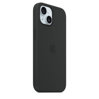 Чехол Apple iPhone 15 Silicone Case with MagSafe - Black (MT0J3)