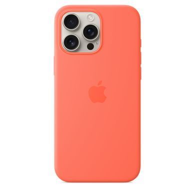 Чехол Apple iPhone 16 Pro Max Silicone Case with MagSafe - Tangerine (MDGX4)