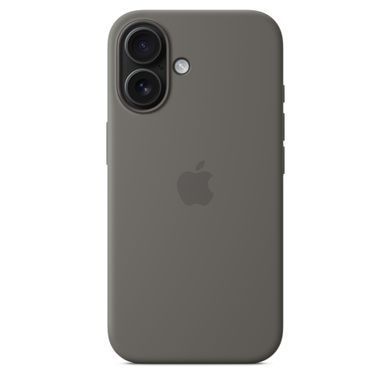 Чехол Apple iPhone 16 Silicone Case with MagSafe - Stone Gray (MYY33)