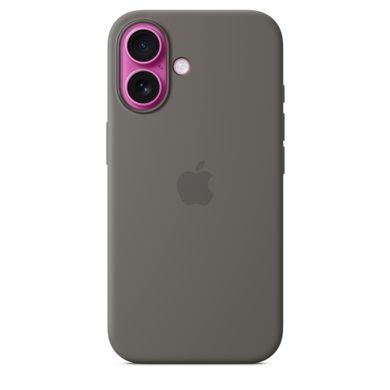 Чехол Apple iPhone 16 Silicone Case with MagSafe - Stone Gray (MYY33)