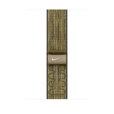Ремешок Apple Nike Sport Loop Watch 46mm Green/Grey (MXU33)