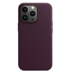 Чехол Apple iPhone 13 Pro Leather Case with MagSafe - Dark Cherry (MM1A3)