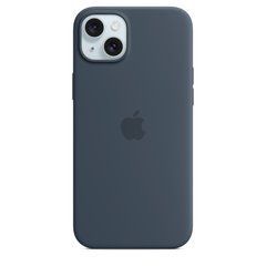 Чехол Apple iPhone 15 Plus Silicone Case with MagSafe - Storm Blue (MT123)
