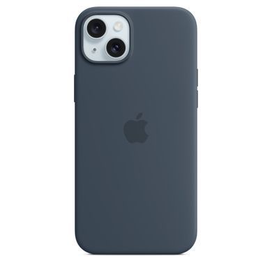 Чехол Apple iPhone 15 Plus Silicone Case with MagSafe - Storm Blue (MT123)