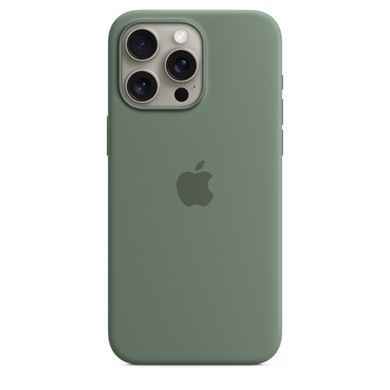 Чохол Apple iPhone 15 Pro Max Silicone Case with MagSafe - Cypress (MT1X3)