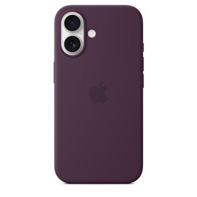 Чехол Apple iPhone 16 Silicone Case with MagSafe - Plum (MYY43)