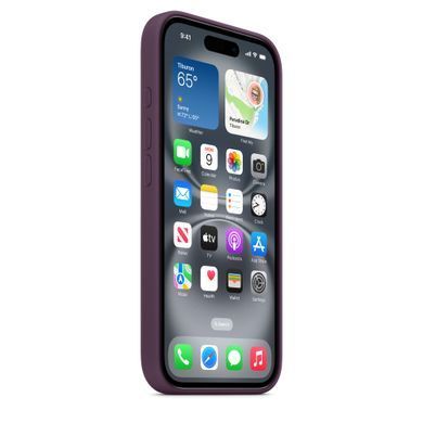 Чехол Apple iPhone 16 Silicone Case with MagSafe - Plum (MYY43)