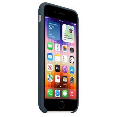 Чехол Apple iPhone SE Silicone Case - Abyss Blue (MN6F3)