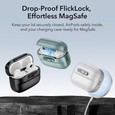 Чохол ESR Pulse FlickLock Case (HaloLock) with MagSafe для AirPods 4 - Чорний