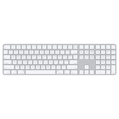 Клавіатура Apple Magic Keyboard with Touch ID and Numeric Keypad for Mac models with Apple silicon - US English - White Keys (MK2C3LL/A)