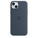 Чехол Apple iPhone 15 Plus Silicone Case with MagSafe - Storm Blue (MT123)