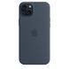 Чехол Apple iPhone 15 Plus Silicone Case with MagSafe - Storm Blue (MT123)