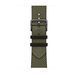 Ремінець Apple Watch Hermès - 45mm Vert/Noir Toile H Single Tour (MTJK3)