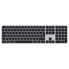 Клавіатура Apple Magic Keyboard with Touch ID and Numeric Keypad for Mac models with Apple silicon - Ukrainian - Black Keys (MMMR3UA/A)
