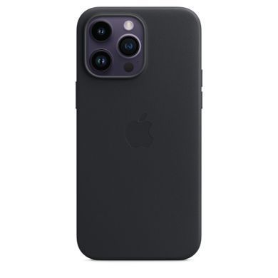 Чохол Apple iPhone 14 Pro Max Leather Case with MagSafe - Midnight (MPPM3)