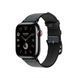 Ремінець Apple Watch Hermès - 41mm Denim/Noir Toile H Single Tour (MTJH3)