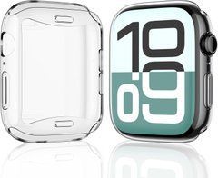 Чехол силиконовый для Apple Watch (Series 10) 42mm - Прозрачный