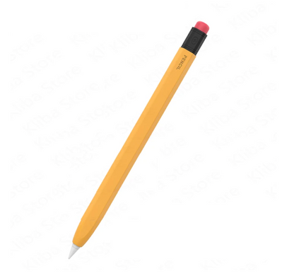 Чохол силіконовий олівець для Apple Pencil 1 - Жовтий