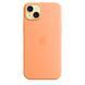 Чехол Apple iPhone 15 Plus Silicone Case with MagSafe - Orange Sorbet (MT173)