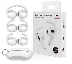 Комплект білих силіконових накладок - крючков для AirPods 3
