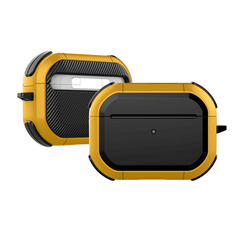 Жовтий полікарбонатний чохол з карабіном AirPods Pro 1