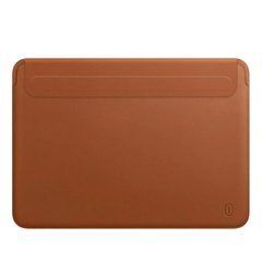 Шкіряний чохол WiWU Skin Pro II для ноутбука Apple MacBook Air 13.6" - Коричневий