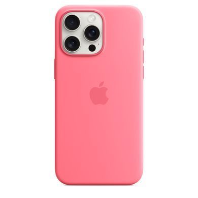 Чохол Apple iPhone 15 Pro Max Silicone Case with MagSafe - Pink (MWNN3)