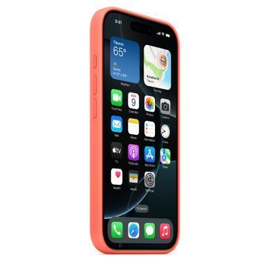 Чехол Apple iPhone 16 Pro Silicone Case with MagSafe - Tangerine (MDFY4)