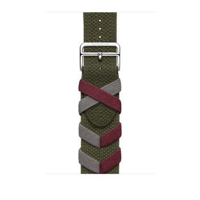 Ремінець Apple Watch Hermès - 45mm Kaki Bridon Single Tour (MTHR3)