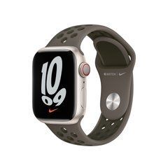 Ремешок Apple Nike Sport Band Olive Gray/Cargo Khaki 41mm (ML873)