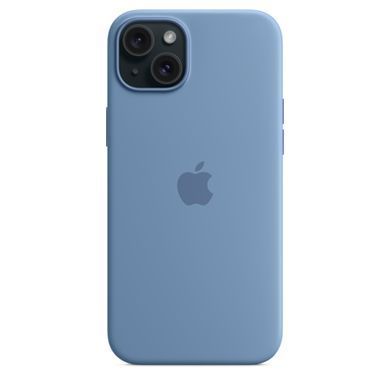Чехол Apple iPhone 15 Plus Silicone Case with MagSafe - Winter Blue (MT193)