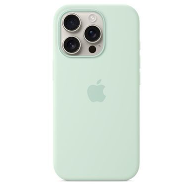 Чехол Apple iPhone 16 Pro Silicone Case with MagSafe - Aquamarine (MDG04)
