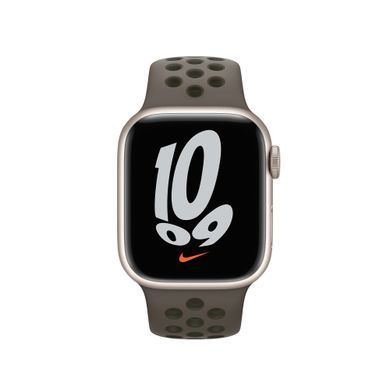 Ремешок Apple Nike Sport Band Olive Gray/Cargo Khaki 41mm (ML873)