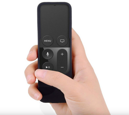 Чохол силіконовий для пульта Apple Siri Remote 1 gen - Чорний