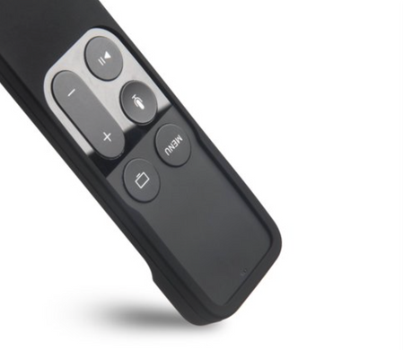 Чохол силіконовий для пульта Apple Siri Remote 1 gen - Чорний