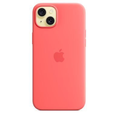 Чехол Apple iPhone 15 Plus Silicone Case with MagSafe - Guava (MT163)