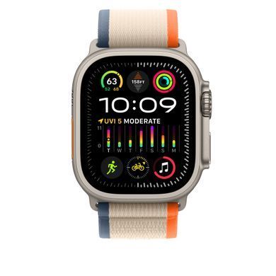 Ремешок Apple Orange/Beige Trail Loop для Watch 49mm - S/M - M/L