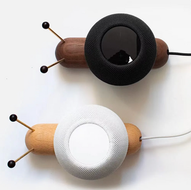 Підставка дерев'яна равлик для HomePod mini - Світла