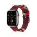 Ремінець Apple Watch Hermès - 41mm Rouge H Bridon Single Tour (MTHL3)