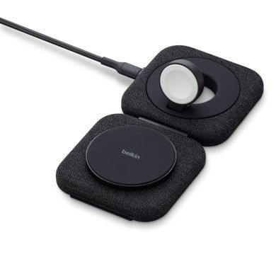 Беспроводная зарядка Belkin BoostCharge Pro 2-in-1 Magnetic Charging Travel Pad (HRX12)
