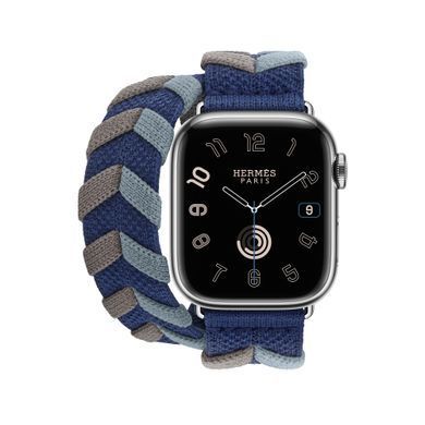 Ремінець Apple Watch Hermès - 41mm Navy Bridon Double Tour (MTHP3)