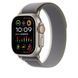Ремешок Apple Green/Gray Trail Loop для Watch 49mm - S/M - M/L