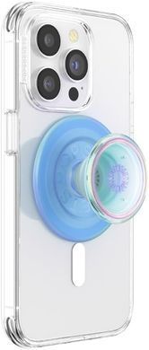 Тримач для телефону PopSockets Phone Grip Compatible with MagSafe - Blue Opalescent Translucent