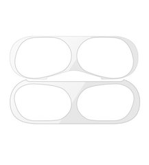 Срібляста пилозахисна наклейка для AirPods Pro 1 / 2