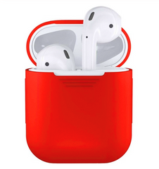 Чехол силиконовый для AirPods 1 / 2 - Красный