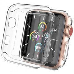 Чехол силиконовый для Apple Watch 38mm - Прозрачный