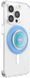 Тримач для телефону PopSockets Phone Grip Compatible with MagSafe - Blue Opalescent Translucent