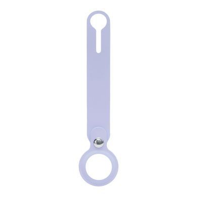 Светло-фиолетовый силиконовый ремешок для AirTag