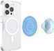 Тримач для телефону PopSockets Phone Grip Compatible with MagSafe - Blue Opalescent Translucent