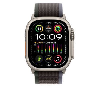 Ремінець Apple Blue/Black Trail Loop для Watch 49mm - S/M (MT613)